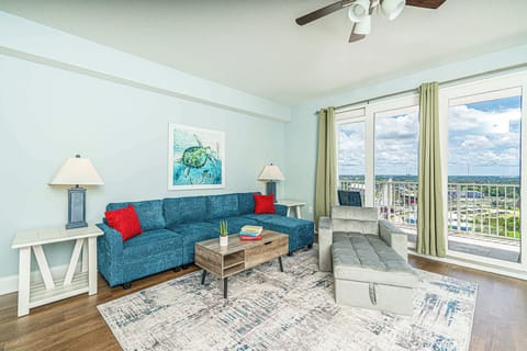 Curl up in the tranquil living room & stream your favorite entertainment