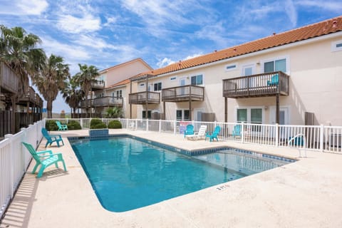 Dive into relaxation at the communal pool