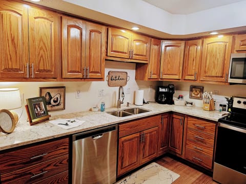 A kitchen with all you need to cook your favorite family meals!
