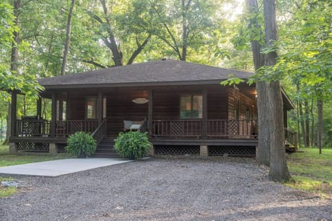 Your view driving up to the home. Our guests rave about the secluded feeling.
