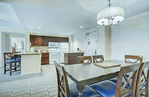 Kitchen and dining area