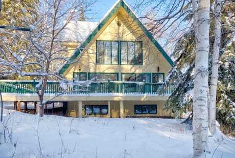 A Frame Cabin with Ample Deck