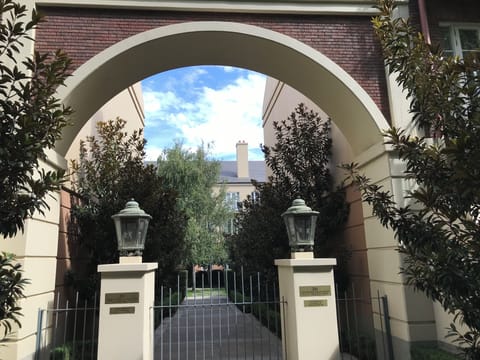Entry Way  - proceed through the gate and head directly to the building in front
