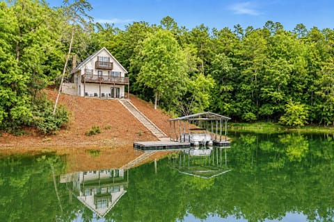 Nestled in the back of the cove to offer a peaceful nature setting.