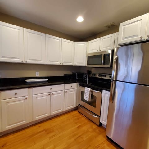 Kitchen for preparing meals.