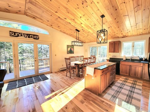 Kitching and dining room