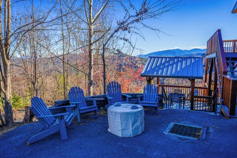 Fire pit relaxing area