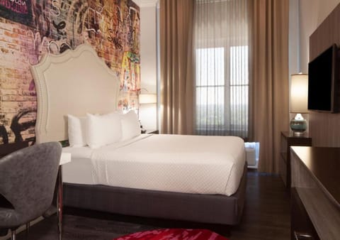 Wake up to soft daylight and a calm, comfortable bed.
