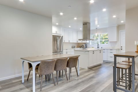 Dining | Kitchen | Central Heat & A/C