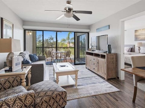 living room with view