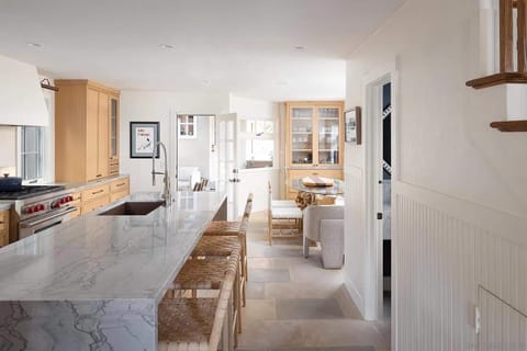 Walk out the back door to the enchanting patio