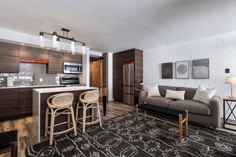 Kitchen & Living Room w/ Queen Sleeper