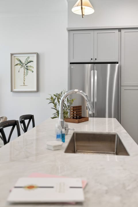 Sit and Enjoy! Pull up a stool to the island and relax.