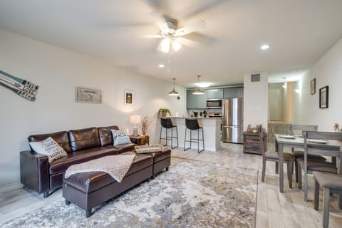 Montgomery Vacation Rental | 1BR | 1BA | 750 Sq Ft | Steps Required