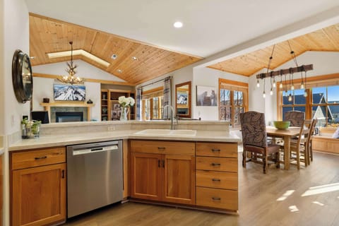 Seamlessly connected to an open floor plan.