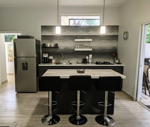 Kitchen with full amenities