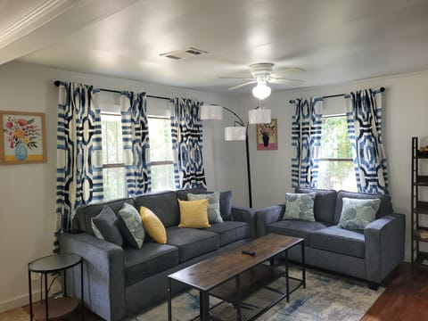 Livingroom | Queen Sleeper Sofa bed | Dual USB Type A & C Outlet | Free WiFi