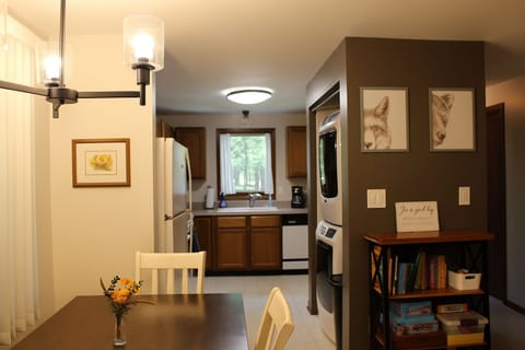 Washer and dryer easily accessible