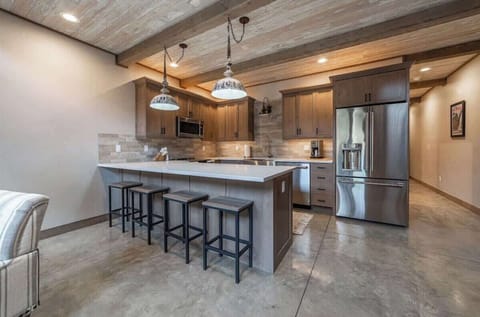 Hand crafted MT timbers make up this masterpiece of a spiral staircase. 