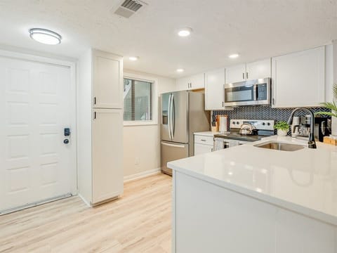 Full Kitchen with Stainless Steel Appliances