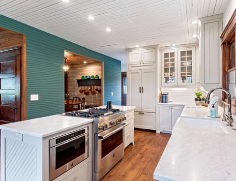 Craft your favorite dishes in the fully equipped kitchen