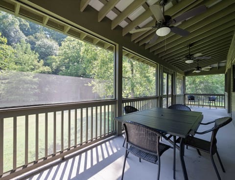 Back screened in patio