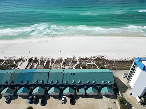 Drone shot of the property