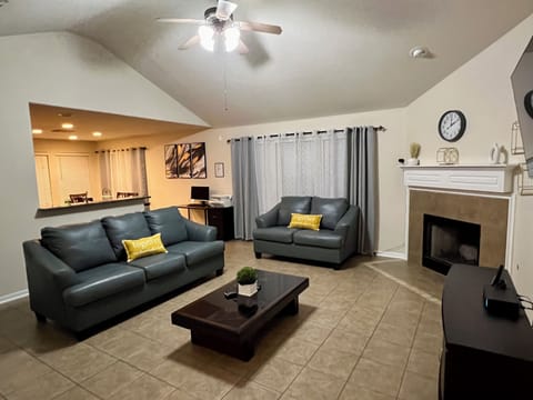 Spacious living area. 