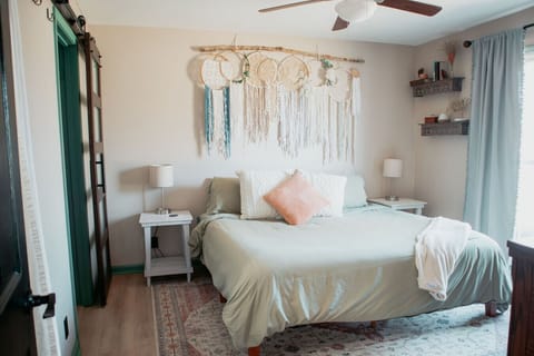 King Size Bed in Master Bedroom