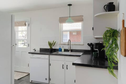 Feel free to use the sink or dishwasher for  cleaning dishes