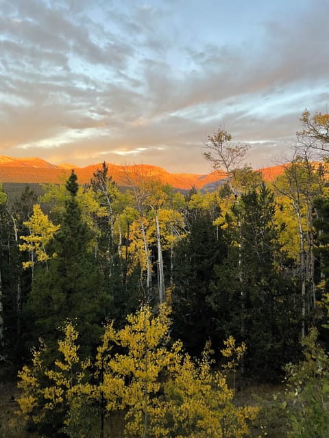 Beautiful fall at Windsong Lodge. Sunrises are memorable!