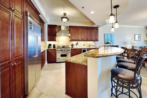 Kitchen - Bella Riva Resort Unit 205, Okaloosa Island Fort Walton Beach Florida Vacation Condo Rentals by Sunset Resort Rentals