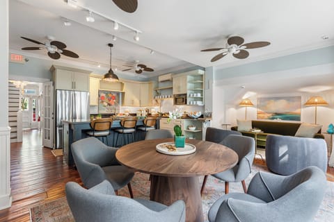 Spacious kitchen opens up to living/dining on main level