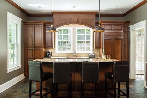 Gourmet kitchen with large island