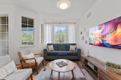 Living Room! #Disney #Parks #kingdom #springs #poolhouse #Vacation #Rental #waterpark #davenport #Kissimmee #Orlando #universal #citywalk #legoland #shortstay #longstay