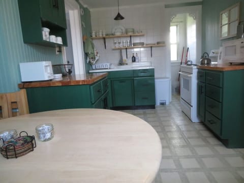Another view of the charming kitchen and dining area.