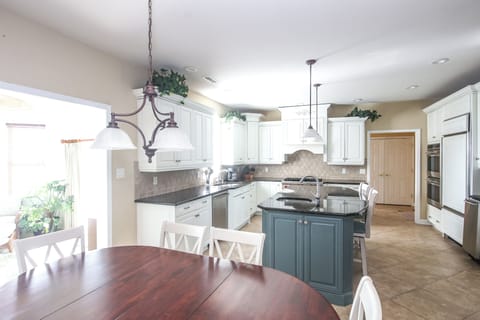 Kitchen with casual eat in kitchen