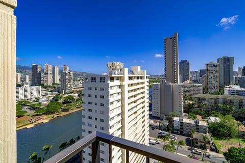 Views of Ala Wai and the city