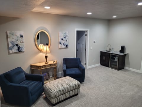 Upstairs loft living area.