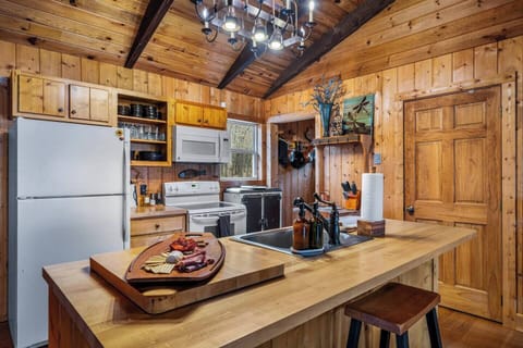 Fully stocked kitchen, ready for all your cooking needs.