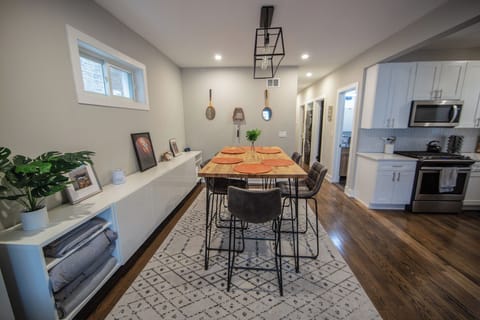 Spacious dining room