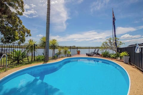 Take a dip in the private pool to cool down on a warm day or simply relax on the poolside sun loungers. 
