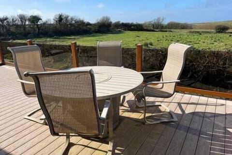 Outdoor dining table