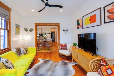 Open Living, Dining, Kitchen Area