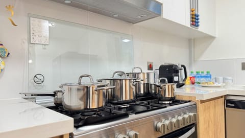 Whether you’re a chef or a beginner, our high-end kitchen has all the essentials and space you need to create meals with ease and flair.