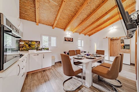 Kitchen and dining area