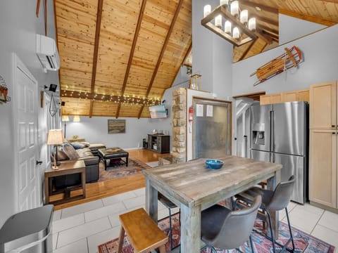 Kitchen, Living Room and Dining