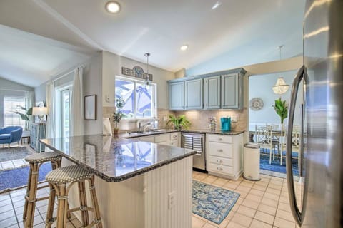 Views of the pool and lake.