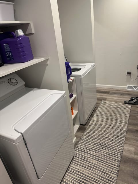 Upstairs laundry room