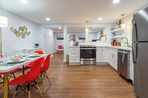Our guest apartment is spacious, yet cozy,  with everything you might need.